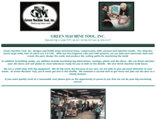 Tablet Screenshot of greenmachinetool.com